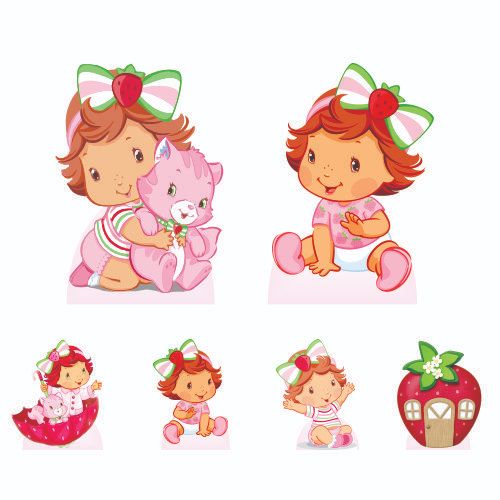KIT DE DISPLAY EM MDF MORANGUINHO BABY JE DISPLAY
