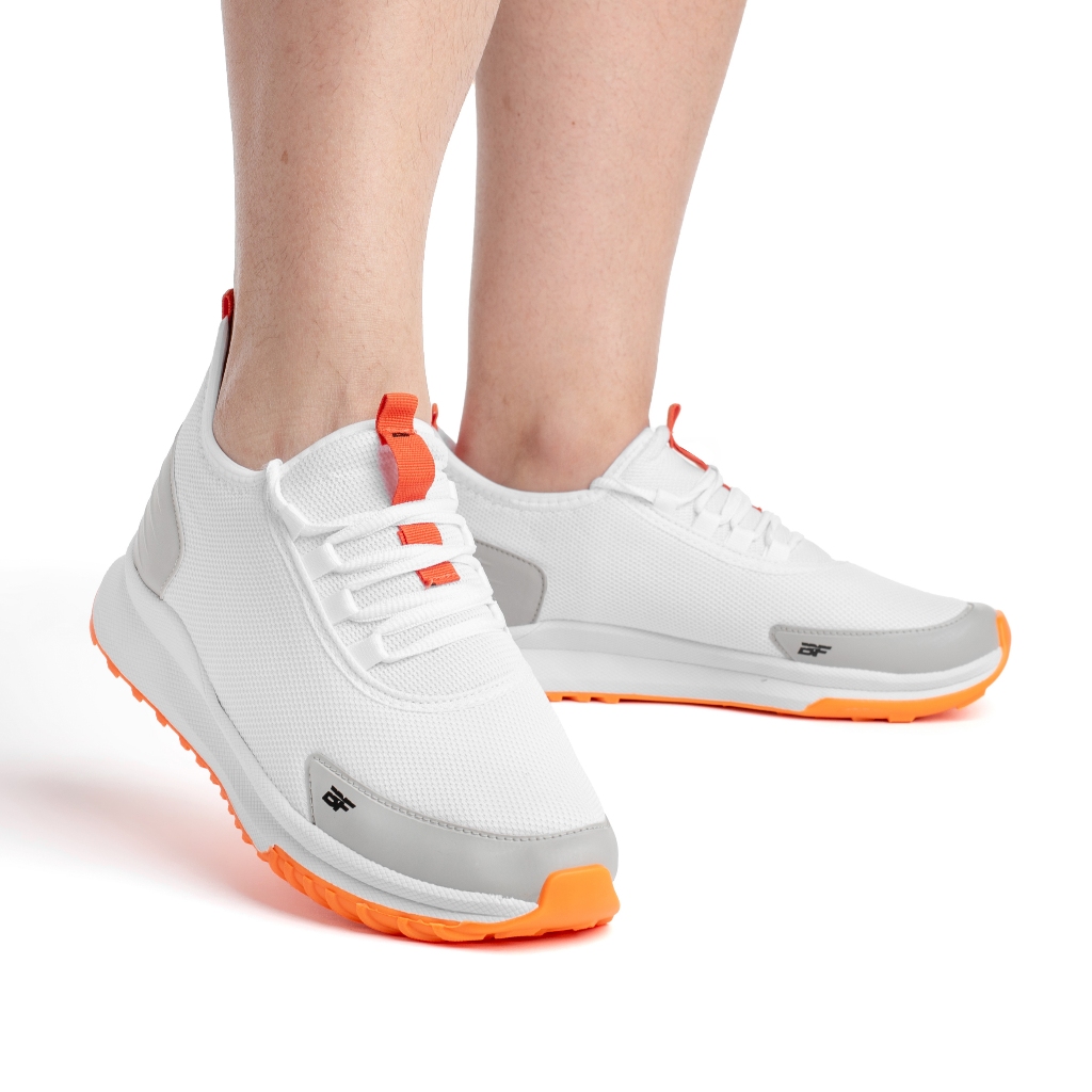 Tênis Branco Masculino Para Academia Esportivo Bf Shoes Flow