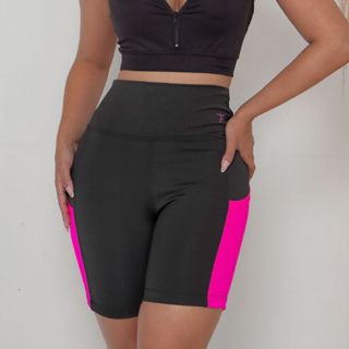 Bermuda Feminina Academia Zero Transparência Com Bolso ideal para Caminhada e Exercicios ao ar livre em Oferta na Shopee