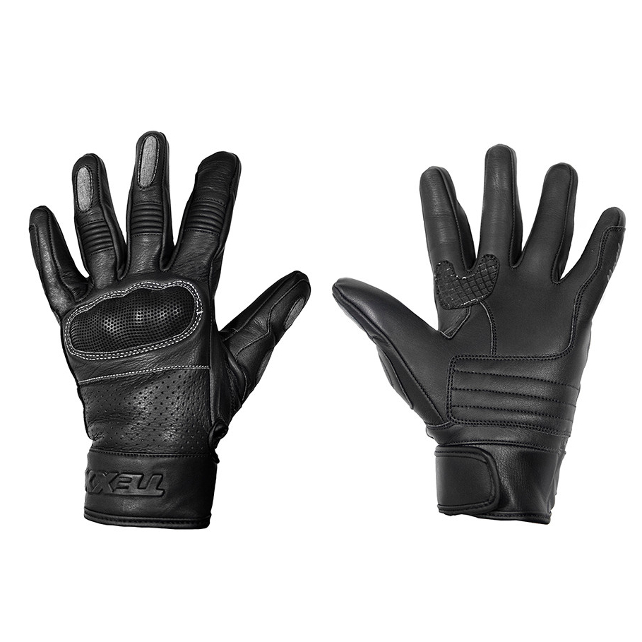 Luva Moto De Couro Motociclista Texx Liberty Preta/Marrom