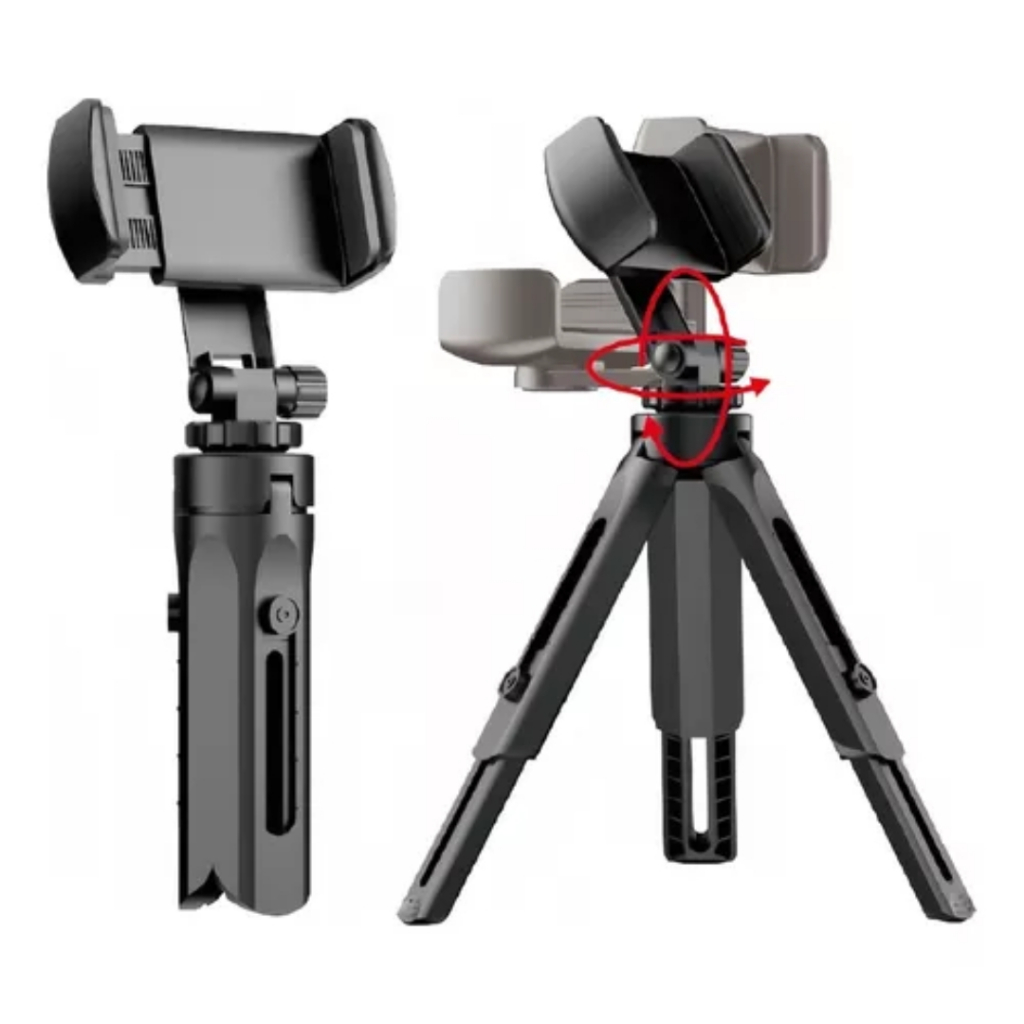 Suporte De Celular Mesa Tablet Tripe Universal Antiderrapante Mini Tripé De Celular Camera e Webcam
