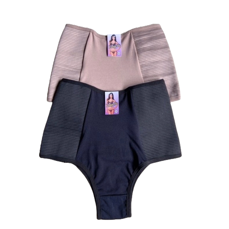 Kit 2 Calcinhas Cinta Lateral Pós-Parto | Modeladora e Redutora de Medidas