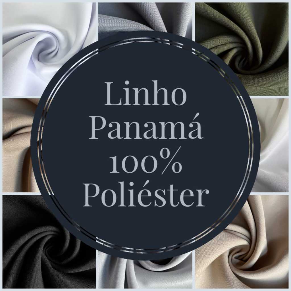 TECIDO LINHO PANAMÁ 100% POLIÉSTER (1M X 1,50M) COD: G"351"