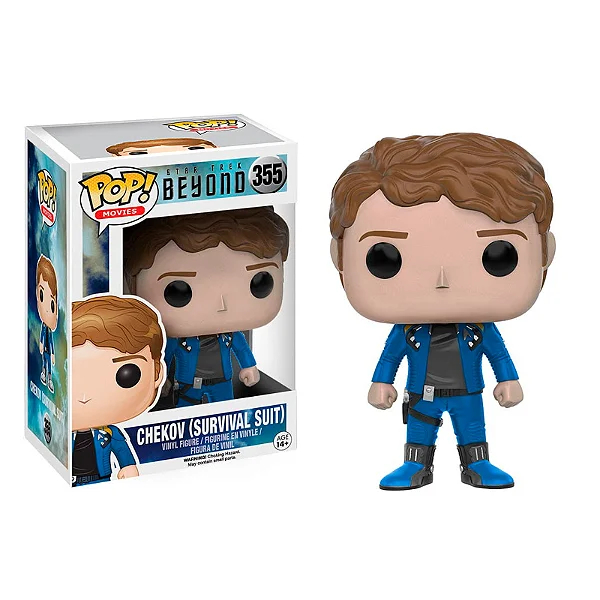 Funko Pop Chekov (Survival Suit) 355 Star Trek (caixa danificada)