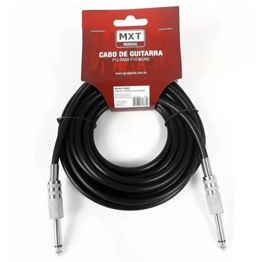 Cabo MXT P10 / P10 Mono Emborrachado Preto - 5 Metros / 10 Metros em Oferta na Shopee
