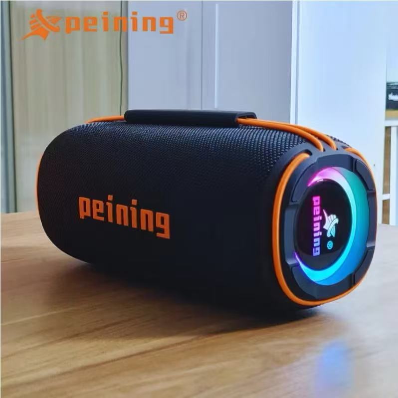 Caixinha De Som Bluetooth Alto Falante Duplo Resistente a Água 30W Luz RGB Peining Original em Oferta na Shopee
