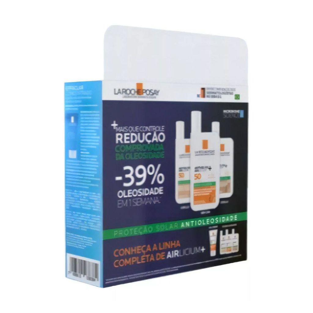 Detalhes do Kit La Roche-Posay Protetor Solar Anthelios FPS50 Sem Cor 40ml + Gel De Limpeza Effaclar 50g