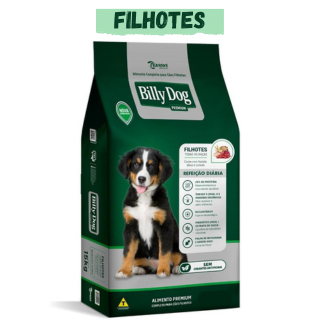 RAÇÃO PARA CÃES FILHOTES BILLY DOG REFEIÇÃO DIÁRIA 10,1KG
