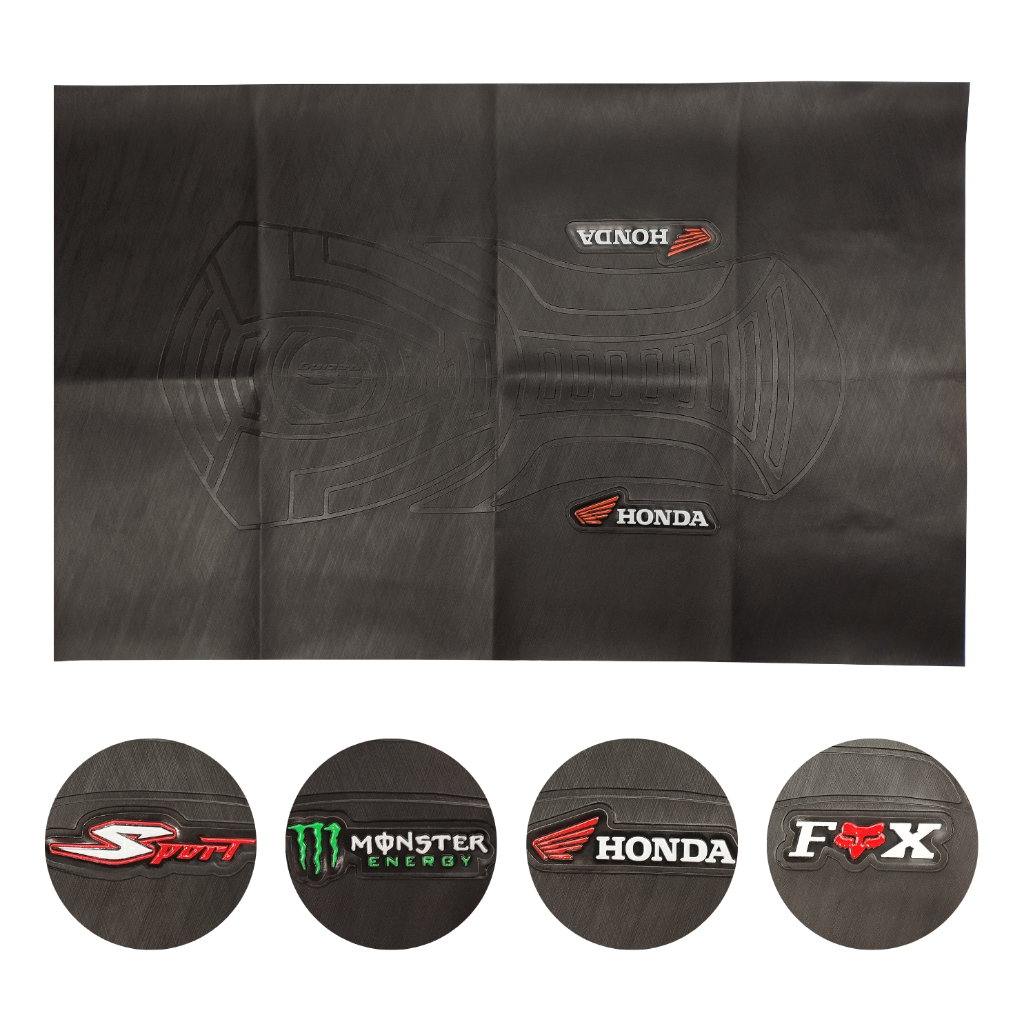 Capa Do Banco Emborrachada 3D Escovada Honda Biz 100/110/125 / Nx 400 Falcon / Pop 100/110 / Cb 500