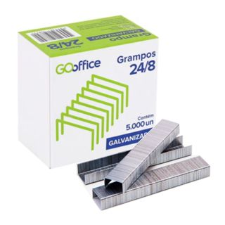 Grampo 24/8 Galvanizado Caixa C/ 5000 grampos ideal para Grampeador de 50 folhas em Oferta na Shopee