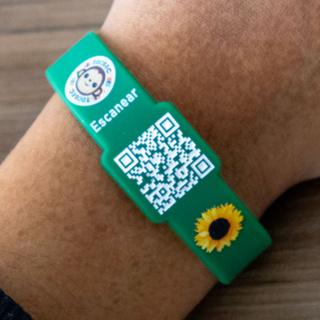 Pulseira De Identificação Girassol Inteligente - QR Code - Deficiencia Oculta - Entrega Imediata em Oferta na Shopee