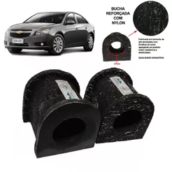 Kit Bucha Da Barra Estabilizadora GM Chevrolet Cruze 2012 2013 2014 2015 2016 Bucha Reforçada c/ Nfe