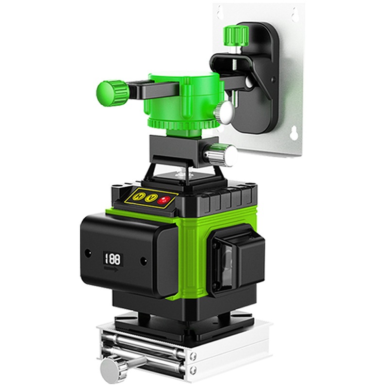 Nível Laser 12 Linhas Verde 40m Recarregável C/ Controle Pro Arquiteto engenheiro pintor