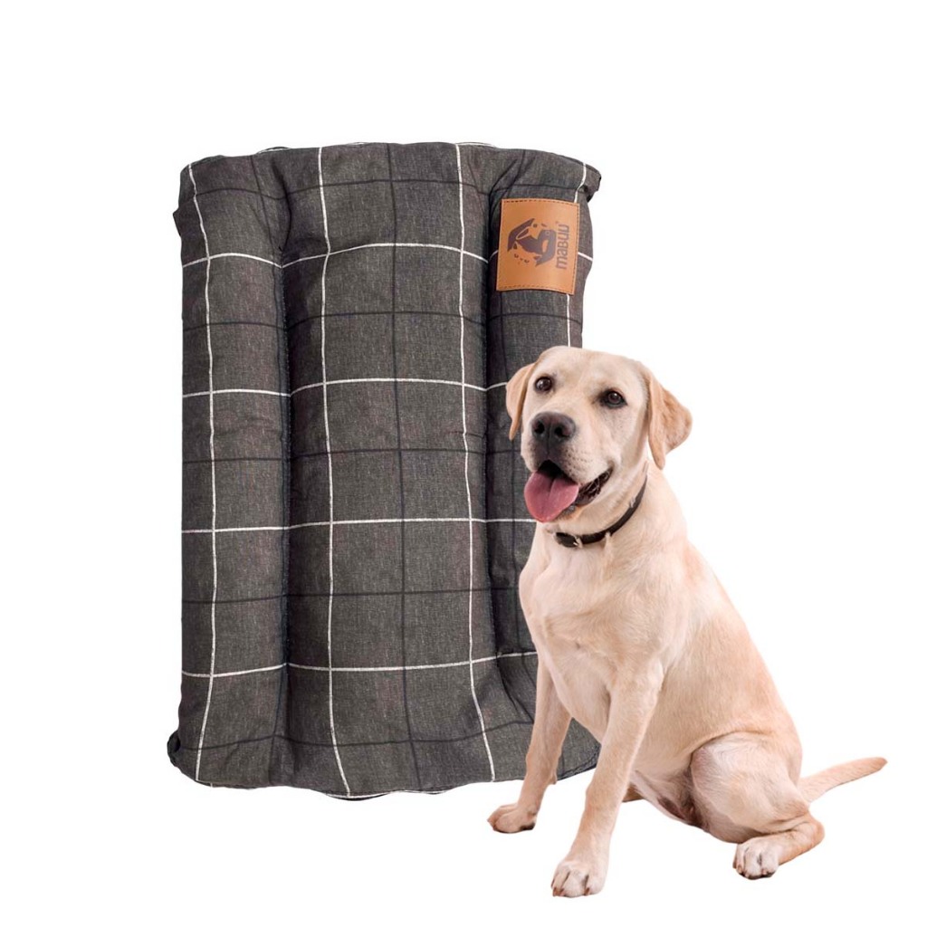 Colchonete Big 100x80cm Com Fundo Impermeável Com Zíper Cama Para Pitbull E Cães Grandes - EM OFERTA