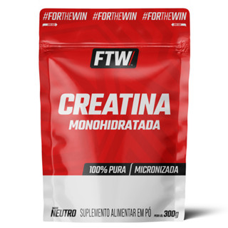 Creatina Monohidratada 300g REFIL 100% Pura Ftw