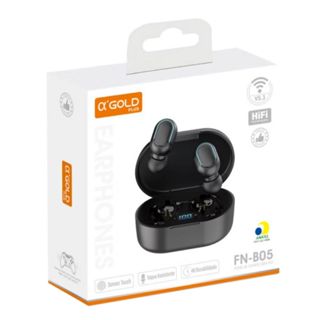 Fone Bluetooth Sem Fio A'gold Fn-b05 Compativel Display Led TWS Cancelamento de Ruido Airdots em Oferta na Shopee