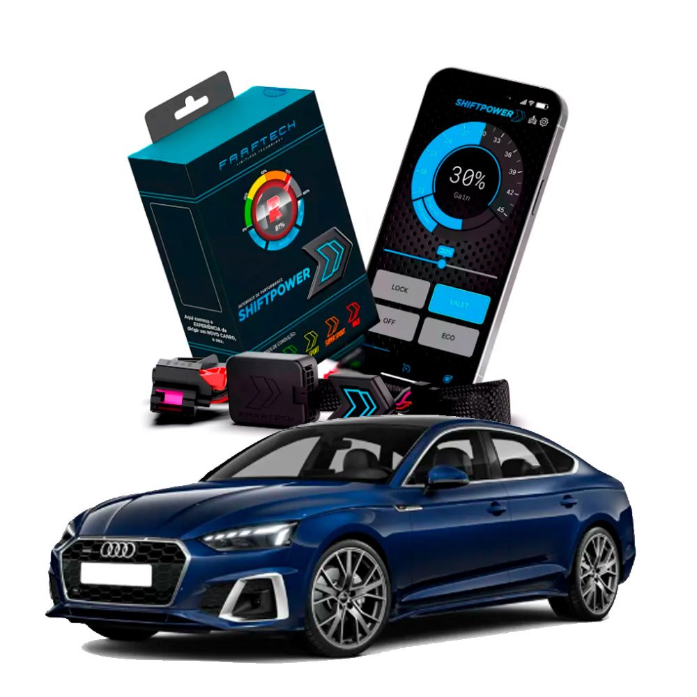Pedal Shiftpower Alta Performance Acelerador - Audi A5 - 2007 até 2016