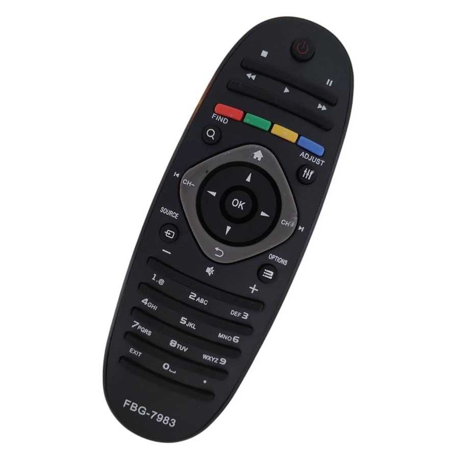 Controle Remoto Compativel TV Philips Lcd 32PFL3406D 32PFL4606D 32PFL4626D FBG-7983