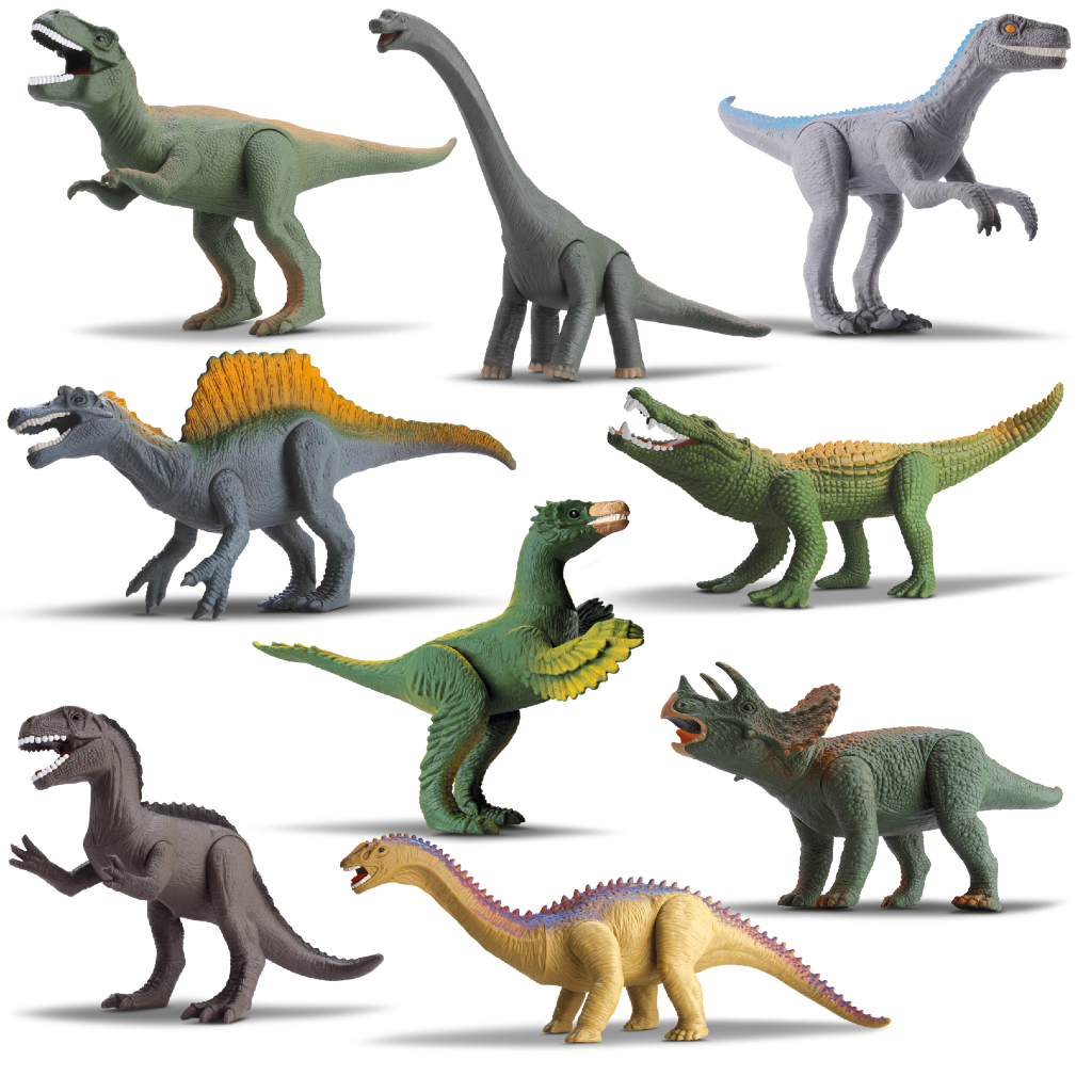 Dinossauros Coleção Dino Island Vinil Macio Grande  - Silmar Brinquedos em Oferta na Shopee