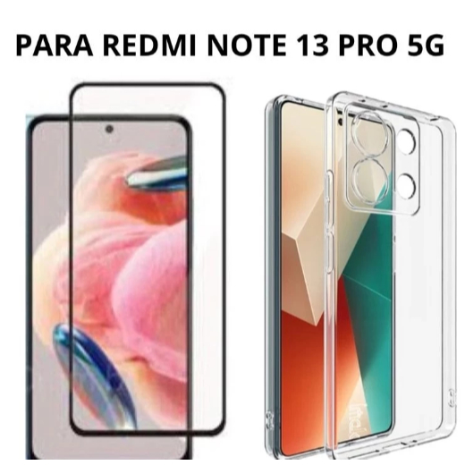 Capa capinha para Redmi  Note 13 Pro 5G anti impacto+pelicula3d