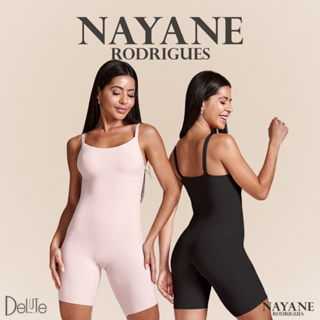 Body Short Redulip Modelador Cinta Feminina com Compressão Redutora e Bojo Soft Nayane Rodrigues em Oferta na Shopee