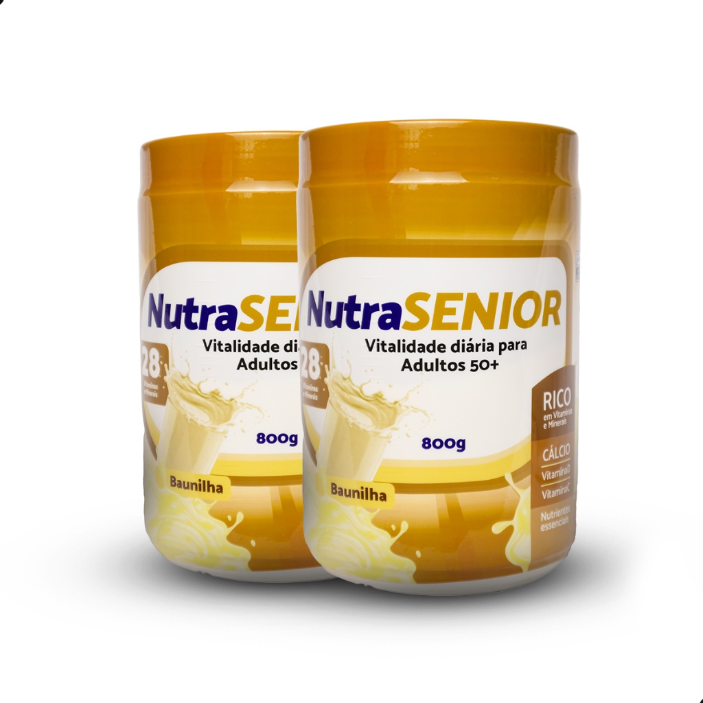 Kit 2 Unidades Suplemento Alimentar Nutrasenior Adulto Idoso 800g em Oferta na Shopee
