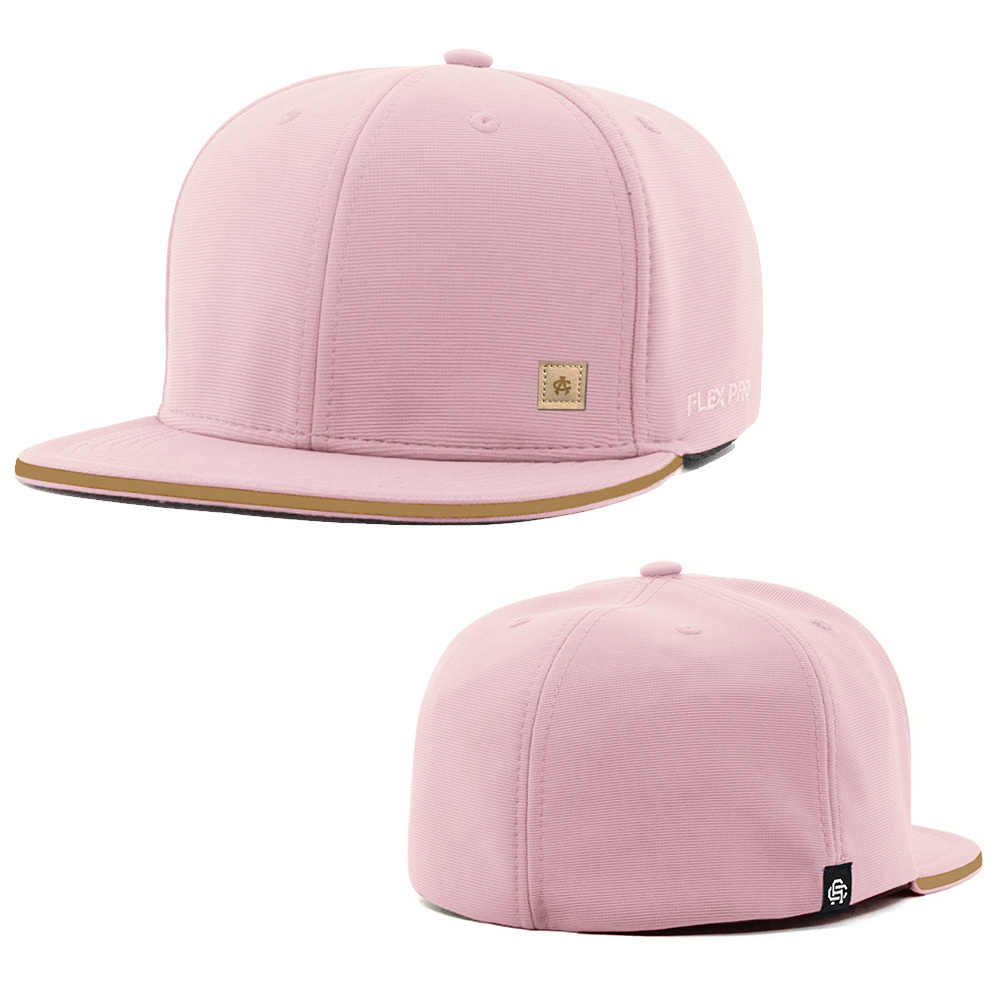Boné Anth Co. Homes Gorgurão Rosa Aba Reta Fechado Atrás Flex Pro Com Elastano