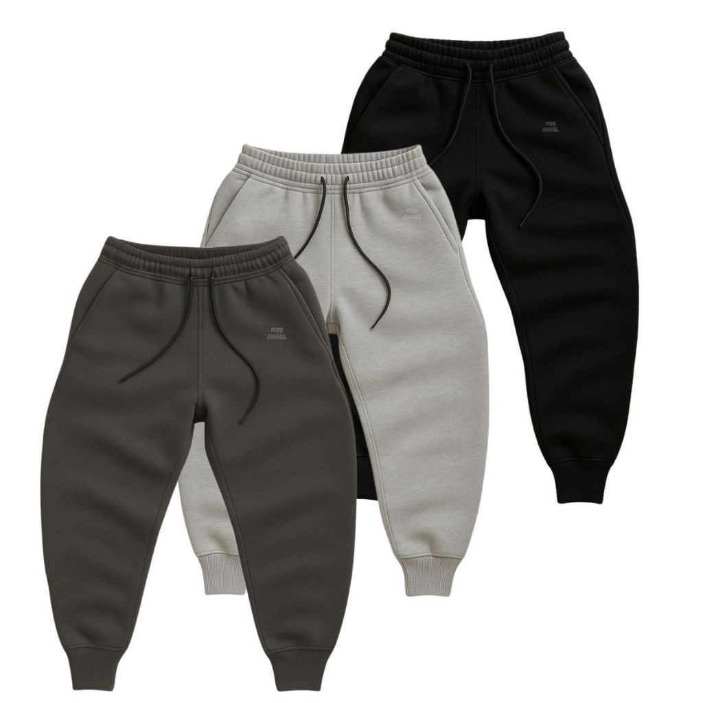kit 03 calçs moletom grosso menino infantil juvenil 04 a 16 anos