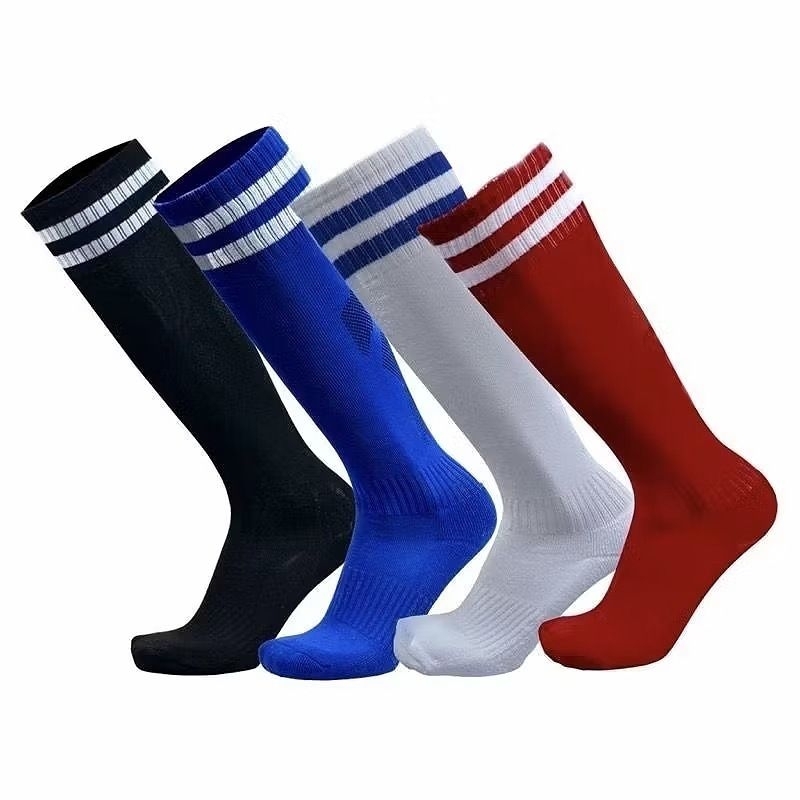 Kit 4 Pares de Meião Futebol Adulto Esporte Cano Alto