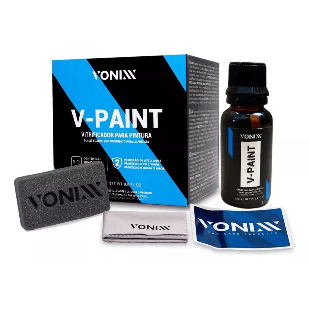 V Paint Vitrificador Pintura Automotiva Vpaint 20ml Vonixx