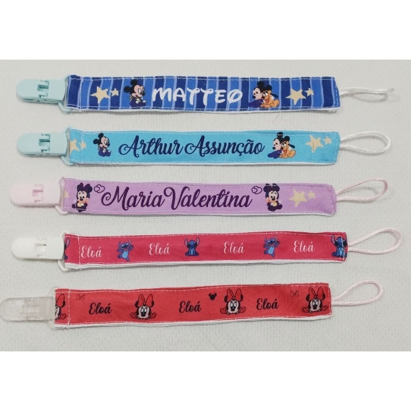 prendedor chupeta personalziado para bebê