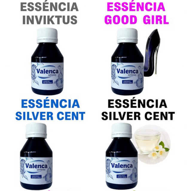 Essência Pura Óleo Valença 100ml - Diversas Fragrâncias