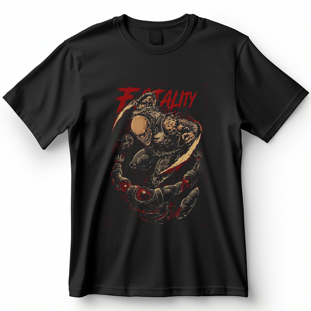 Camiseta Mortal Kombat Baraka Fatality Brutal Sangrento Blusa Camisa 100% Algodão