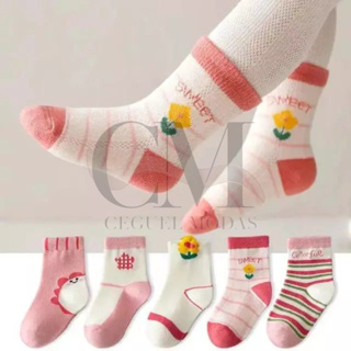 Kit 24 pares de Meia Infantil Feminina Menina Criança 2 a 10 anos em Oferta na Shopee