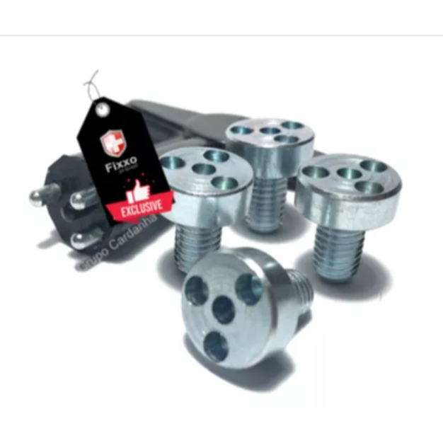 Kit Chave + Parafuso P/ Calota Gm S10 Blazer Executive