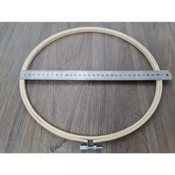 Bastidor De Bambu Com Tarracha 15 Cm 20 Cm E 30cm