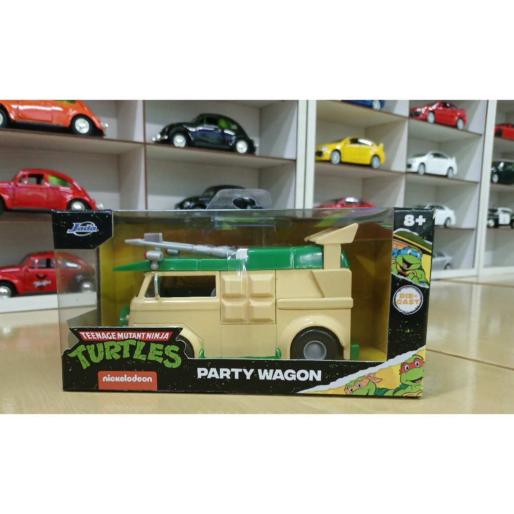 MINIATURA VW PARTY WAGON TARTARUGAS NINJAS ESCALA 1/32 FABRICANTE JADA