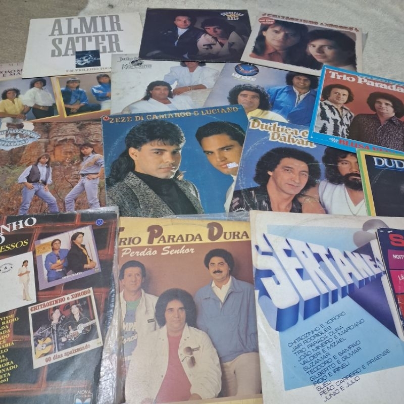 LPs/Discos de Vinil Sertanejo Raiz, Anos 70, 80, 90 Vários Artistas Tião Carreiro e Pardinho, Chrystian & Ralf, etc