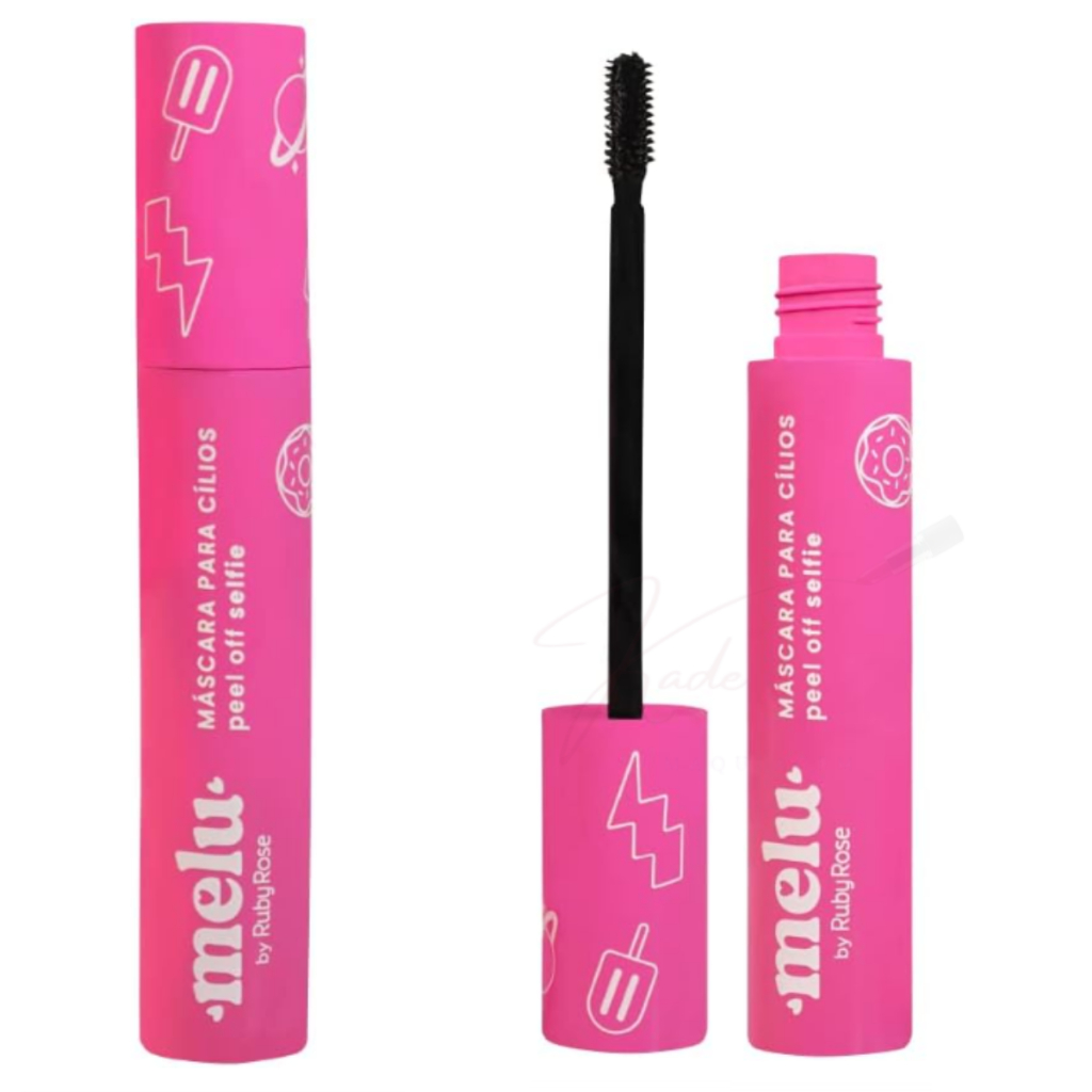Máscara cílios Melu Rosa Rímel preto by Ruby Rose Peel Off Selfie RR515