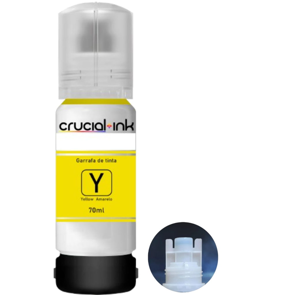 Tinta  Compativel Para Epson AMARELO/ YELOW -para impressoras L-4150, L-4160, L-6161, L-6191, L-6171, L-4260, L-14150.