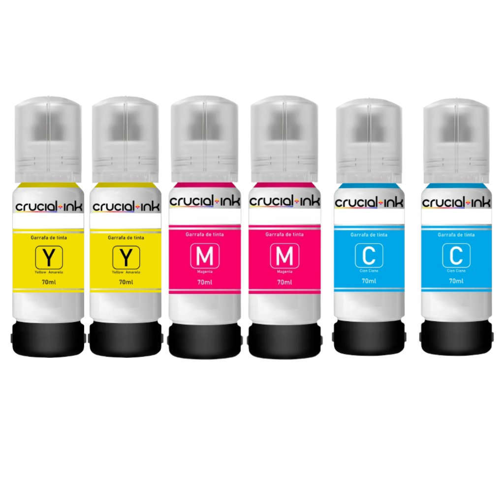 Kit 6 Tintas Para Epson  L4250 4160 4150 L6270 Color
