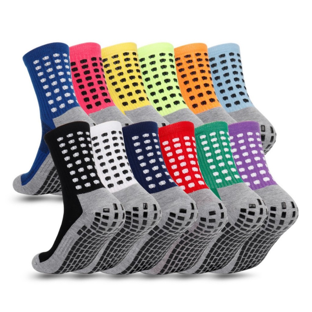 Meias de Futebol Esportivas De Algodão Antiderrapantes Unisex Non-Slip Silicone Basquetebol em Oferta na Shopee