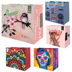 Sacola Retornável De Ráfia Ecobag MÉDIA Artistas do Brasil - CáPraLá par
