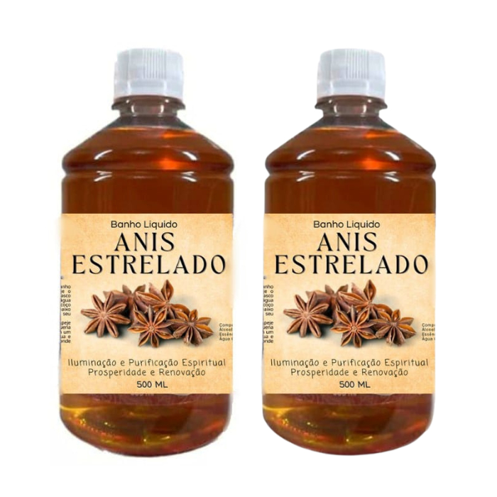KIT Banho Anis Estrelado 2 UN Iluminação e Purificação Espiritual - Prosperidade