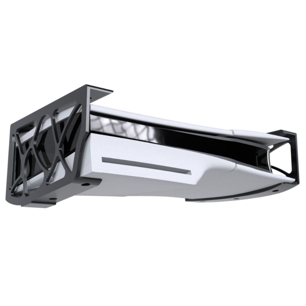 Suporte para Fixar Embaixo Sob a Mesa Compatível com Playstation 5 PS5 Slim Mídia Física e Digital