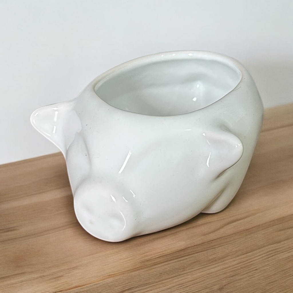 Bowl de Porco Branco Para Vinagrete e Farofa Acompanhar Feijoada 500ml