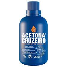 Acetona Cruzeiro 95ml - Unidade Ou Kit C/3
