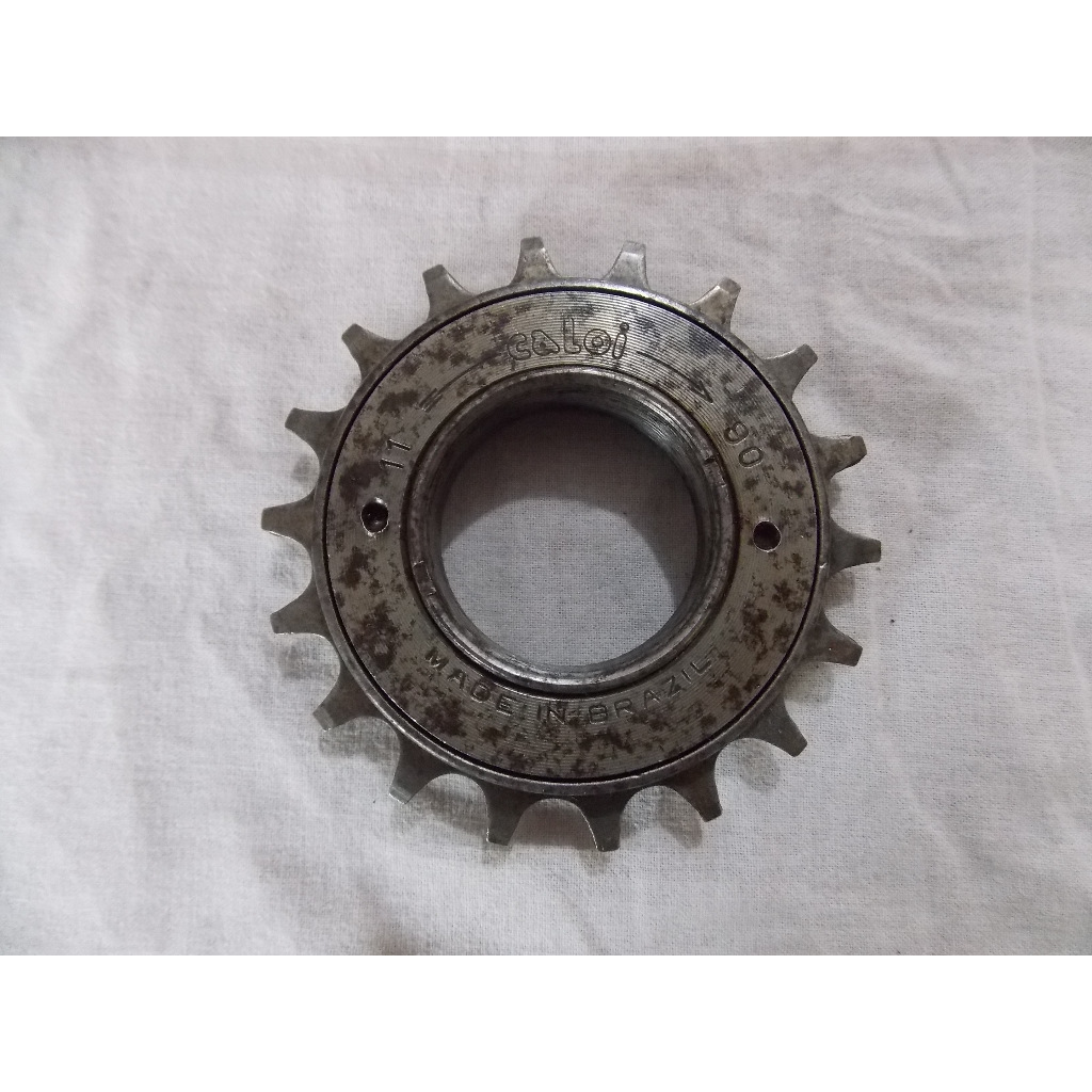 catraca 18 dentes original caloi ano 90 bicicletas antigas - usado