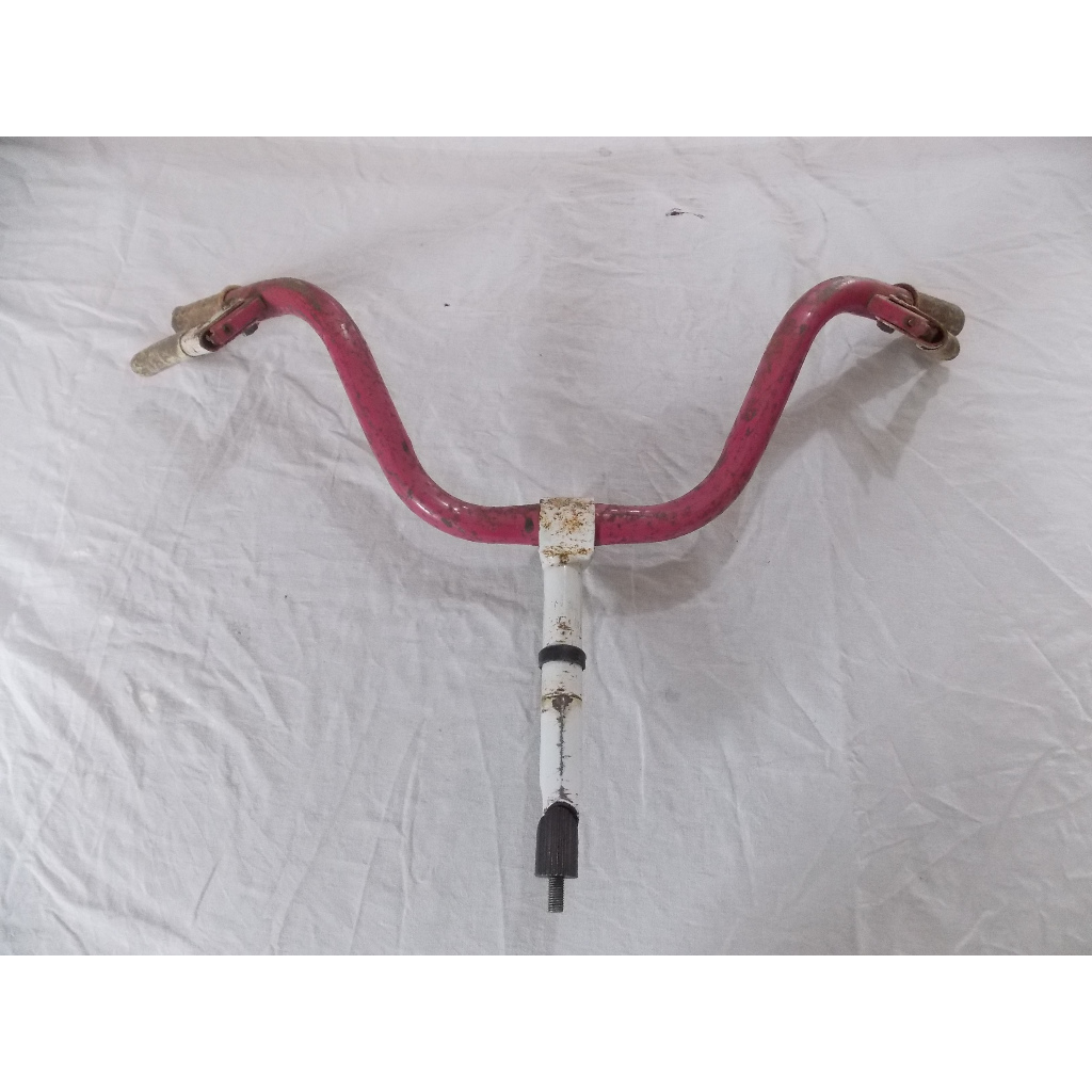 Guidão original bicicleta antiga caloi ceci aro 20 + suporte de guidão + expander - usado
