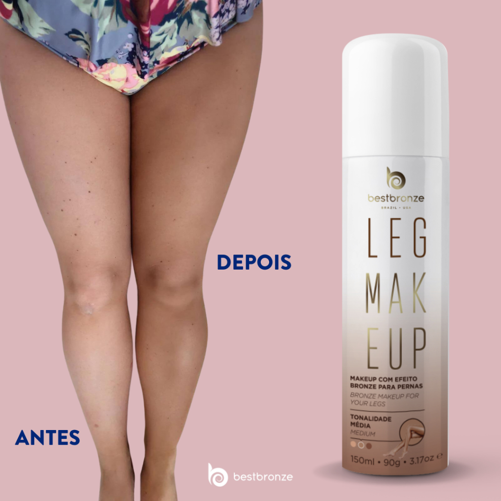 Maquiagem para o corpo a prova dágua Leg Makeup -  Loja oficial Best Bronze